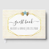 De waterverf van de calligrafie van het manuscript gastenboek (Voorkant)