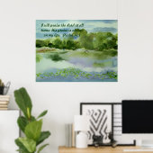 De waterverf van de Comin van het storm, ik zal he Poster (Thuiskantoor)