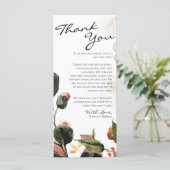 De Waterverf van de herfst Floral dank u plaats he Menu (Staand voorkant)