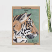 De Waterverf van de Kaart van de Tijger van de NAA (Voorkant)