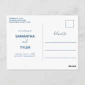 De Waterverf van de kustgolf sparen het Briefkaart (Achterkant)