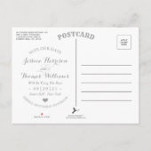 De Waterverf van de lente Pinks Floral bewaart de  Aankondigingskaart (Achterkant)