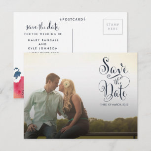 De Waterverf van de marine Bloemen sparen de Briefkaart