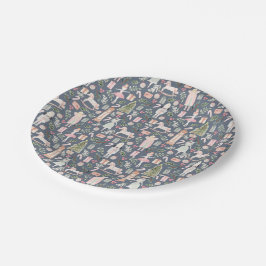 De waterverf van de Nutkraker Papieren Bordje