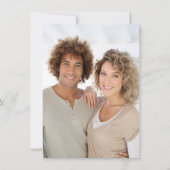 De Waterverf van de peach de Foto sparen de Kaart  (Achterkant)