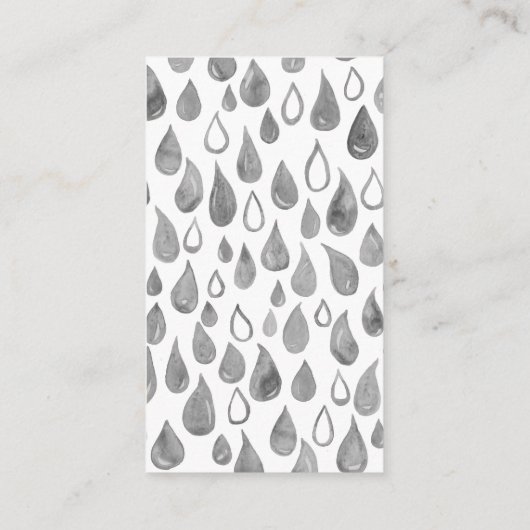 De Waterverf van de Reparatie van de Reparatie van Visitekaartje (Achterkant)