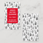 De Waterverf van de Reparatie van de Reparatie van Visitekaartje (Voorkant / Achterkant)