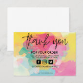 De Waterverf van de Schilder Dank u het Tussenvoeg (Voorkant / Achterkant)