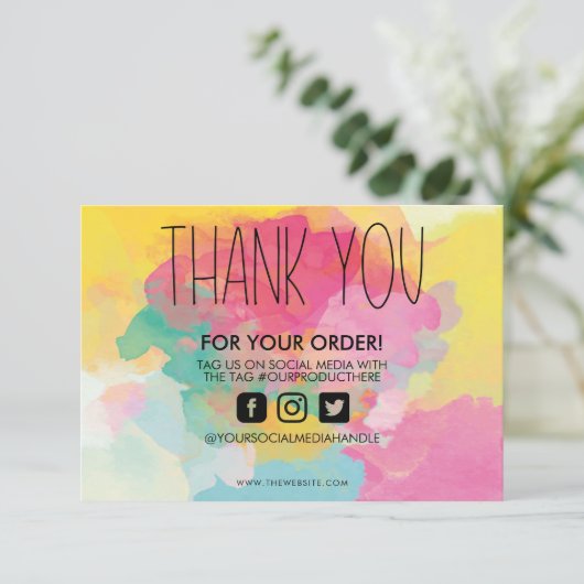 De Waterverf van de Schilder Dank u het Tussenvoeg (Staand voorkant)