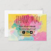 De Waterverf van de Schilder Dank u het Tussenvoeg (Voorkant / Achterkant)