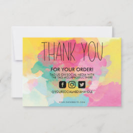 De Waterverf van de Schilder Dank u het Tussenvoeg