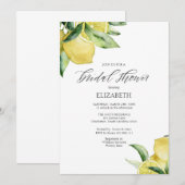 De Waterverf van de Uitnodiging van de Bridal van  (Voorkant / Achterkant)