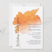 De Waterverf van de val laat Najaar Kaart (Voorkant)