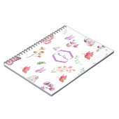 De Waterverf van de vlinder die u kunt aanpassen Notitieboek (Linkerzijde)