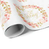 De Waterverf van de weddenschap met deze Ring Cadeaupapier (Rol Hoek)