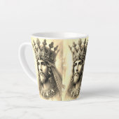 De Waterverf van een wijze koning Latte Mok (Linkerhoek)