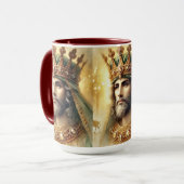 De Waterverf van een wijze koning Mok (Voorkant links)