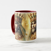 De Waterverf van een wijze koning Mok (Voorkant links)