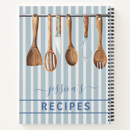 De Waterverf van het Cookbook ontvang hulpmiddelen Notitieboek (Achterkant)