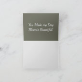 De Waterverf van het lelietje-van-dalen Bloemen Bedankkaart (Binnen)