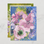 De Waterverf van het Onduidelijke beeld van de Lav Briefkaart (Voorkant / Achterkant)