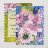 De Waterverf van het Onduidelijke beeld van de Lav Kaart (Voorkant / Achterkant)