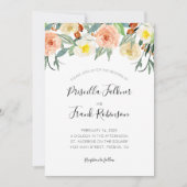 De Waterverf van het perzikje drijft allen in één  Kaart (Voorkant)