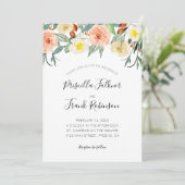 De Waterverf van het perzikje drijft allen in één  Kaart (Staand voorkant)