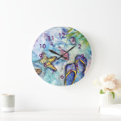 De waterverf van het thema van de Vlotselinge stra Grote Klok (Huis)