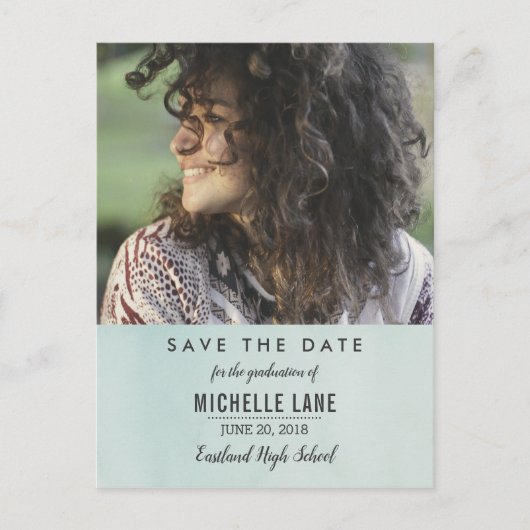 De Waterverf van Mint Afstuderen sparen de Foto va Briefkaart (Voorkant)