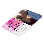 De Waterverf van Ombre sparen de Datum Magnet - Ro Magneet (Linkerzijde)