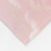 De Waterverf van Pink Clouds: Gradient Sky. Fleece Deken (Hoek)