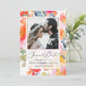 De Waterverf van PixDezines, de Rozen van de tuin  Kaart (Staand voorkant)