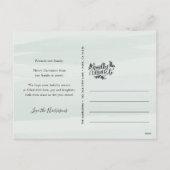 De waterverf wenst het Briefkaart van de Foto van (Achterkant)