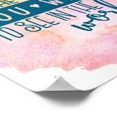 De Waterverf wijzigen Poster (Hoek)