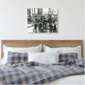 De watervoorziening canvas afdruk (Insitu (Slaapkamer))