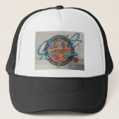 De waterwet van het meer trucker pet (Voorkant)