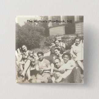 De Watson's Vierkante Button 5,1 Cm