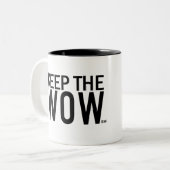 De wauw-Mok behouden Tweekleurige Koffiemok (Voorkant links)