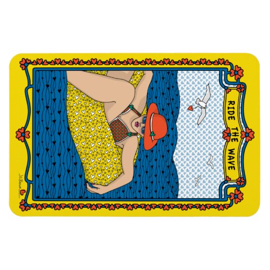 De Wave_A_Refkoelkast Magneet (Horizontaal)