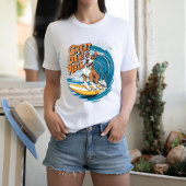 De Wave Rider Great Dane Hond Surfen T-shirt