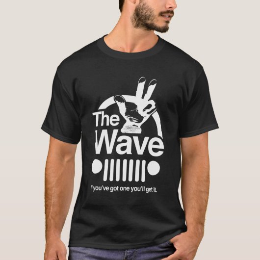De Wave Secret Code for Off Road Suv Distress D T-shirt (Voorkant)