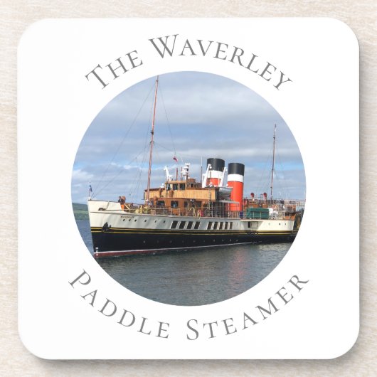 De Waverley Paddle Steamer Bier Onderzetter (Voorkant)