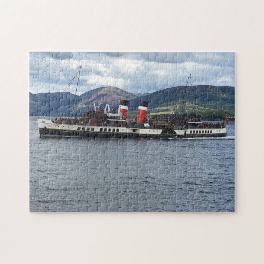 De Waverley Paddle Steamer in Schotland Legpuzzel (Horizontaal)