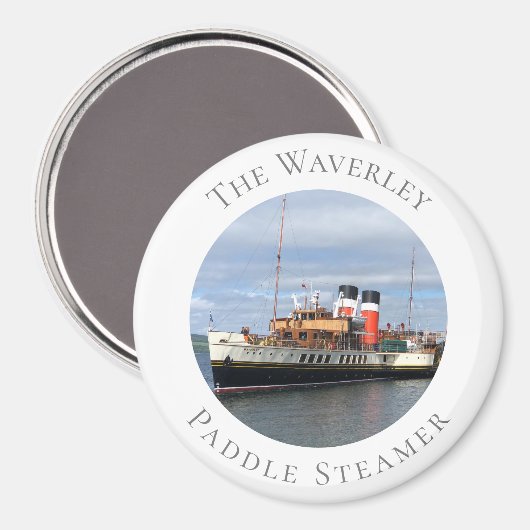 De Waverley Paddle Steamer Magneet (Voorkant / Achterkant)