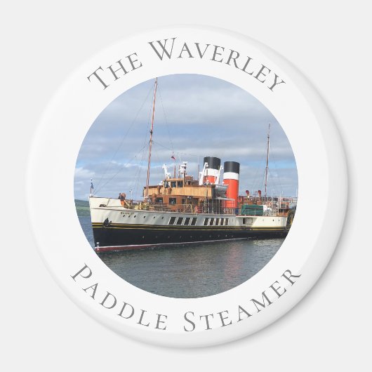 De Waverley Paddle Steamer Magneet (Voorkant)