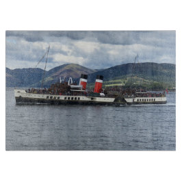 De Waverley Paddle Steamer voor de kust van Schotl Snijplank