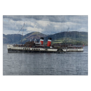 De Waverley Paddle Steamer voor de kust van Schotl Snijplank