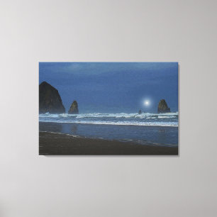 De Waves Chicane 36 x 24 Stretched Canvas afdrukke Afdruk