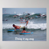De Waves_ Poster_by Elenne Boothe Poster (Voorkant)